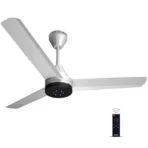 Colorbot Stella BLDC Ceiling Fans 1200mm | BEE 5 Star Rated 370 RPM | Savings up to 65% | Remote Control (Boost, Timer, LED, Reverse Mode) | 100% Copper Winding | 4 Years Warranty (Arctic White)
