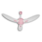 USHA New Bloom Series (Inspired by Plumeria) BLDC Ceiling Fan with Bi-Directional Feature | Sleep/Boost/Timer Modes | RF Remote | Whisper-Quiet | Dust-Resistant (white & Light Pink)