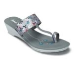 PARAGON Women's Peach Sandals | Stylish Slip On Wedges Sandal with Cushioned Soles | Comfortable Everyday Sandals for Outdoor Use