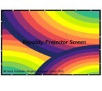 Spline® 96 Inch Foldable Projector Screen (Anti-Light) (Anti-Crease) Wrinkle-Free Ratio 16:9 Full HD 4k 3D Supported for Home Cinema, Theater, Indoor, Outdoor Movie-(120 cm, (H) x 214 cm (W))