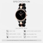 IMPERIOUS - THE ROYAL WAY Metal Analog Women'S Watch (Black Dial Colored Strap) - Image 7