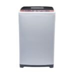 Haier 8 Kg 5 Star Fully Automatic Top Load Washing Machine with Oceanus Wave Drum, Magic Filter, 8 Wash Programs (HWM80-AE, Titanium Grey, Stainless Steel Drum, 15 Mins Quick Wash)