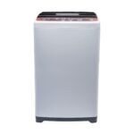 Haier 8 Kg 5 Star Fully Automatic Top Load Washing Machine with Oceanus Wave Drum, Magic Filter, 8 Wash Programs (HWM80-AE, Titanium Grey, Stainless Steel Drum, 15 Mins Quick Wash)