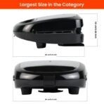 iBELL SM1301 3-in-1 Sandwich Maker, Big Size, 750 Watt, with Detachable Plates for Toast/Waffle/Grill (24 x 24 x 10 cm) - Image 9