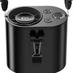 coldSky Portable Waist Fan, Upgraded 10 Speeds Personal Fan, 10000mAh Rechargeable Belt Fans, 25-Hour Cooling, 3 Lights, LED Display, 4-in-1 Belt Fans for Outdoor, Jobsite, Camping, Travel