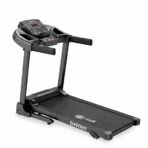 Fitkit by Cult PowerRun-96 BLDC Motor Treadmill (4.5HP Peak) | 12.8km/h Max Speed, 110kg Weight Capacity | 12 Preset Programs, LED Display | AUX/MP3/USB | Home Gym Equipment, Black