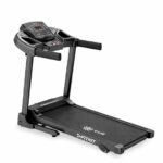 Fitkit by Cult PowerRun-96 BLDC Motor Treadmill (4.5HP Peak) | 12.8km/h Max Speed, 110kg Weight Capacity | 12 Preset Programs, LED Display | AUX/MP3/USB | Home Gym Equipment, Black
