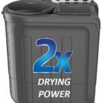 Whirlpool 7.5 Kg 5 Star Turbo Dry Semi-Automatic Top Loading Washing Machine ( ACE 7.5 TRB DRY MAX Grey Dazzle, 5 YR, 10 MIN Quick Drying)