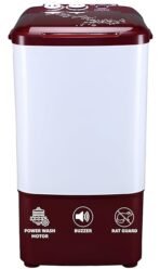 Onida 6.5 kg Top Load Washer Only (WS65WLPT1LR Liliput, Lava Red)