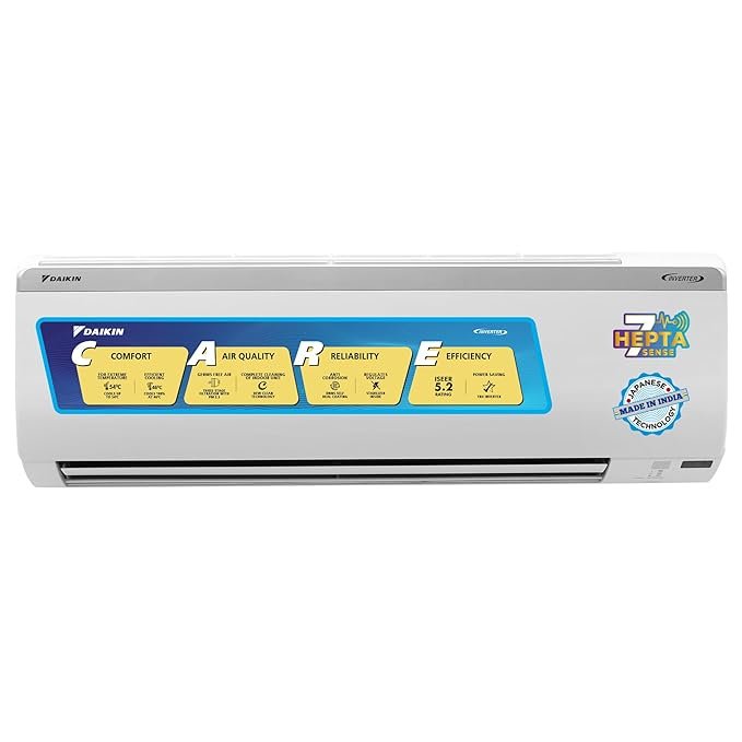 6179B4CYGTL._SX679_ (1) Daikin 1.5 Ton 5 Star Inverter Split AC (Copper, PM 2.5 Filter, MTKM50U, White) - Image 1
