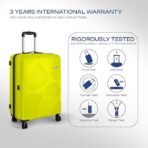 Safari Pentagon Pro 8 Wheels, Trolley Bags, Hard Case Polypropylene, 360º Wheeling Luggage, Suitcase for Travel, Trolley Bags for Travel, Green Lime, Cabin | 55 cm | Small - Image 6