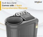 Whirlpool 8 kg 5 Star Semi-Automatic Top Loading Washing Machine (MAGIC CLEAN 8.0 GREY DAZZLE,2x Drying Power) - Image 2