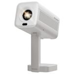 E GATE Atom 4X Automatic Projector 4k Ultra HD | Live TV | Android | Brightest 400 ISO | Native 1080p, Netflix, Prime | Precision Focus - Auto Keystone | USB-HDMI ARC+CEC | HDR+HLG | WiFi 6-BT | Egate