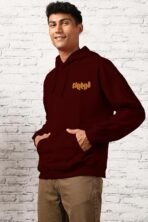 Nobero Oversized Hoodies for Man Stylish | 280 GSM Rich Cotton Fleece Printed Oversized Fit Hooded Full Sleeve Oversized Sweatshirt for Men | Stylish Casual Wear Winter Hoodies for Men - Image 6