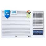 Godrej 1.5 Ton 3 Star, Turbo Mode, Window AC (Copper, Anti Corrosive Blue Fin, AC 1.5T WFC 18UTC3-WWA Window, White)