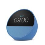 Smart alarm clock with vibrant sound, Alexa and Bluetooth | Blue - Image 3