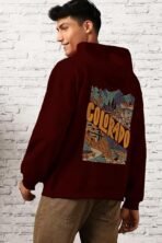 Nobero Oversized Hoodies for Man Stylish | 280 GSM Rich Cotton Fleece Printed Oversized Fit Hooded Full Sleeve Oversized Sweatshirt for Men | Stylish Casual Wear Winter Hoodies for Men - Image 7
