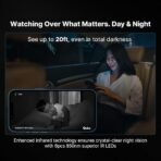 Qubo Smart 360° 3MP [2K] Wi-Fi Security Camera by Hero Group | Indoor CCTV Cam for Home | AI Person Detection | Auto-Alarm | App Alerts | NightPulse Vision | SD&Cloud Storage - Image 6