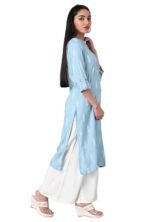 W for Woman Women High Rise Regular Fit Palazzo - Image 6