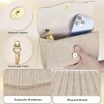 Lyrovo Clutch Purse for Women Formal Dressy Evening Clutches Handbags Crossbody Bag for Wedding Cocktail Prom Elegance Charm - Image 2