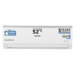 Voltas 243V Vectra Elite 2 ton 3 star inverter Split AC|4-IN-1 Adjustable mode|Energy Efficient|High ambient Cooling-cools even at 52°C|Anti dust filter with Anti-microbial coating|Copper Coil| White