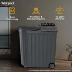 Whirlpool 11Kg Semi-Automatic Top Loading Washing Machine (ACE XL 11 DMIX GRAPHITE GREY,10YR MW, Dynamix Detergent Dispenser) - Image 2