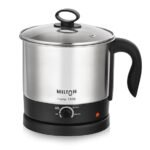 Milton Champ 1.5L 600W Electric Multi Cook Kettle with Steamer | Multipurpose Electric Kettle for Boiling Eggs, Water, Milk, Tea, Noodles & Soup | Stainless Steel Body | 3 Modes | 1 Year Warranty