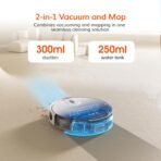 ILIFE V20 Robot Vacuum Cleaner with SoF Laser Navigation, 5000Pa Suction, 2-in-1 Vacuum & Mop, Customized Cleaning, Ideal for Pet Hair and All Floor Types, App, Alexa, Google Home & Remote Control[AA1098/29] - Image 5