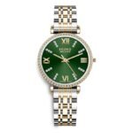 BRUNO MILANO Luxe Diamond Studded Bezel Watch for Women and Girls