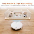 ILIFE V20 Robot Vacuum Cleaner with SoF Laser Navigation, 5000Pa Suction, 2-in-1 Vacuum & Mop, Customized Cleaning, Ideal for Pet Hair and All Floor Types, App, Alexa, Google Home & Remote Control[AA1098/29] - Image 9