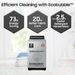 Samsung 7 kg, 5 Star, Eco Bubble Technology, Digital Inverter Motor, Soft Closing Door, Fully-Automatic Top Load Washing Machine (WA70BG4441YYTL, Lavender Gray) - Image 2