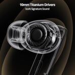 Boat Airdopes 800, Dolby Audio, Adaptive EQ by Mimi, 4Mics AI ENx, App Support, Fast Charge, Low Latency, IPX5, v5.3 Bluetooth TWS in Ear Earbuds Wireless Earphones with mic (Interstellar Blue) - Image 2