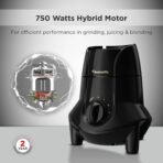 Butterfly Jet Elite Mixer Grinder, 750W, 4 Jars (Grey) - Image 2