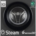 LG 7 Kg, 5 Star, Direct Drive Technology, Steam Wash, 6 Motion DD, Fully-Automatic Front Load Washing Machine (FHB1207Z2M, Allergy Care, In-Built Heater, Touch Panel, Middle Black)