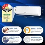 Voltas 1 Ton 3 Star, Inverter Split AC (Copper, LED Display, Anti-dust Filter, 123V Vectra Elegant, White) - Image 4