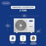 Carrier 2 Ton 3 Star AI Flexicool Inverter Split AC (Copper, Convertible 4-in-1 Cooling,Dual Filtration, Auto Cleanser, ESTER Exi - CAI24ES3R32F0,White) - Image 4