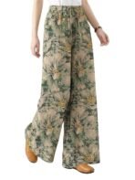 Leriya Fashion Trouser For Woman | Sharara For Women |Women's Boho Harem Pants | Rayon Palazzo Plazo Pant For Womans Loose Fit Baggy Trousers with Elastic Waistband | Casual Yoga & Lounge Wear (Available in Plus Size)