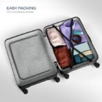 Safari Pentagon Pro 8 Wheels Cabin Trolley Bag Polypropylene Hard Case, 360º Wheeling Carry on Luggage for Men & Women, Suitcase for Travel, Black, 55 cm - Image 6