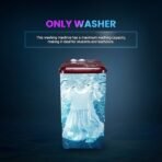 Onida 6.5 kg Top Load Washer Only (WS65WLPT1LR Liliput, Lava Red) - Image 2
