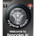 Samsung 7 kg, 5 Star, AI Control, Wi-Fi, Digital Inverter, Motor, Fully-Automatic Front Load Washing Machine (WW70T502NAN1TL, Hygiene Steam, Inox)