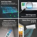 Godrej 1 Ton 3 Star, 5 Years Comprehensive Warranty, 5-In-1 Convertible Cooling, Inverter Split AC (Copper, I-Sense Technology, AC 1T EI 12TINV3R32-GWA Split, White) - Image 4