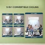 Blue Star 1.5 Ton 5 Star Convertible 5 in 1 Cooling Inverter Split Air Conditioner (IC518YNU, White) - Image 4