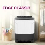 Godrej 7.5 Kg 5 Star, Trio Scrub Pulsator for Powerful scrub and Stain Removal, Toughened Glass Translucent Lid, Semi Automatic Top Load Washing Machine (WS EDGE CLS 75 5.0 PN2 GPGR, Graphite Grey) - Image 3