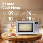 Panasonic 20L Solo Microwave Oven (NN-ST26JMFDG, Silver, 51 Auto Menus) - Image 2