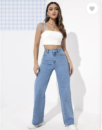 Women Regular Mid Rise Blue Jeans - Image 3