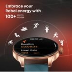 Fastrack Revoltt XR1-1.38|BT Calling|Fast Charge|100+ Sports Mode|IP68|Calculator|Fashion Smartwatch  (Black Strap, Free Size) - Image 6