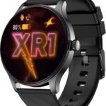 Fastrack Revoltt XR1-1.38|BT Calling|Fast Charge|100+ Sports Mode|IP68|Calculator|Fashion Smartwatch  (Black Strap, Free Size)