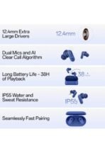 OnePlus Nord Buds 2r True Wireless in Ear Earbuds with Dual Mic & AI Crystal Clear Call Bluetooth (Triple Blue, True Wireless) - Image 3