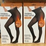 Footed Winter Wear Legging pack of 2  (Black, Solid)