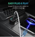 Portronics 80 W Turbo Car Charger (Black) - Image 6